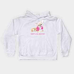 Don't call me baby Kids Hoodie